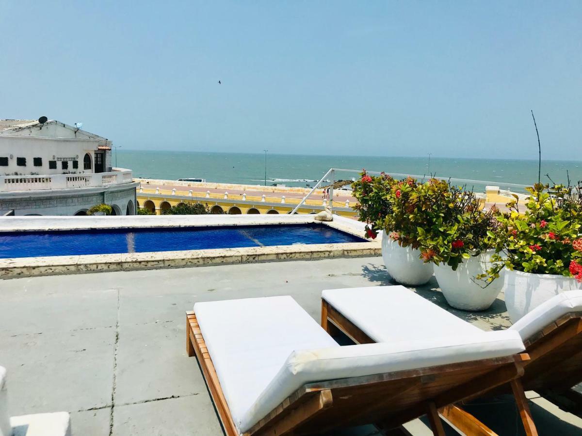 Penthouse Caribbean View And Private Pool, Cartagena Appartement Buitenkant foto
